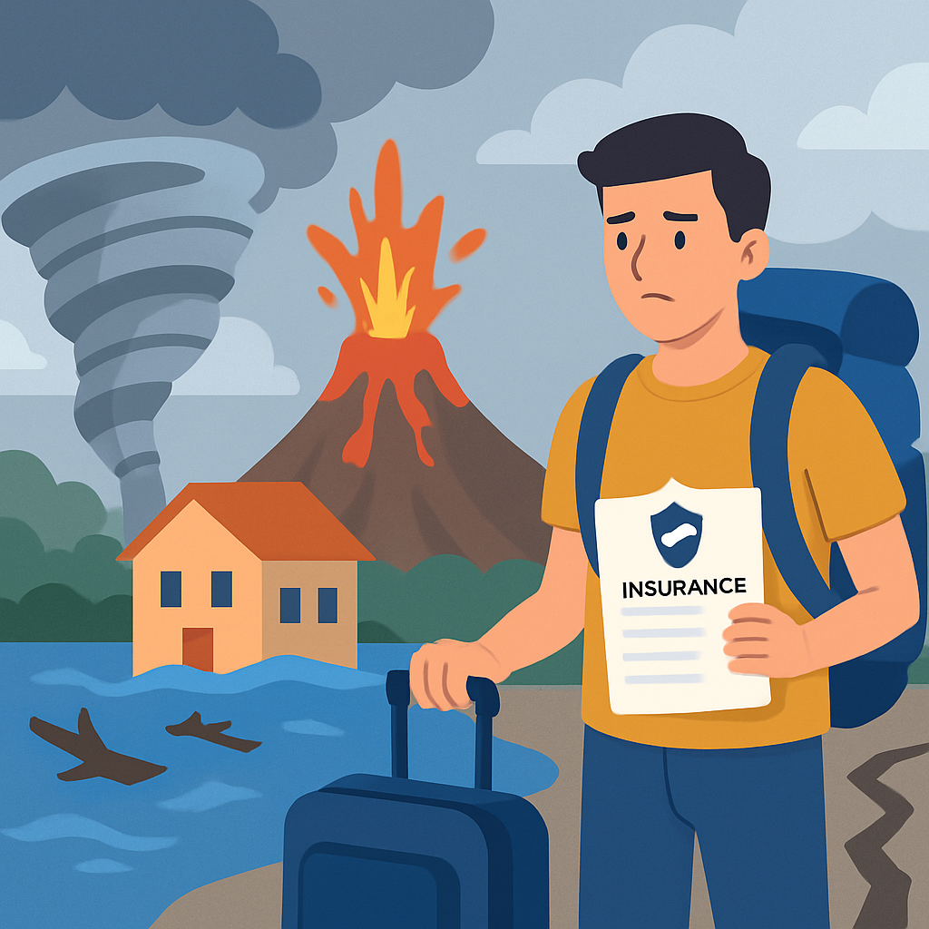 Reisverzekering en natuurrampen wat is verzekerd